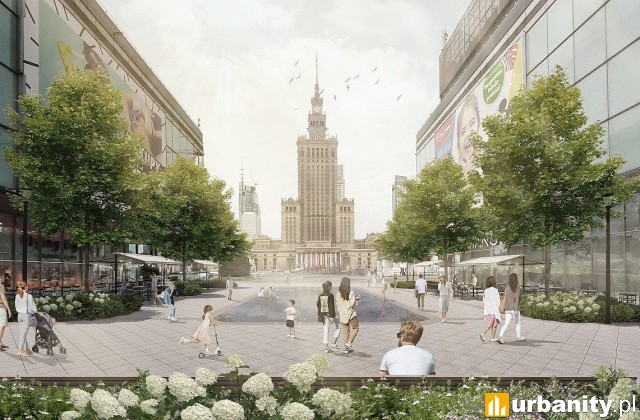 Tak zmieni się rejon ulic Złota i Zgoda w centrum Warszawy, wiz. ZDM Warszawa