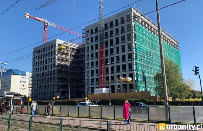 Wizualizacja biurowca Kreo w Krakowie, fot. Ghelamco