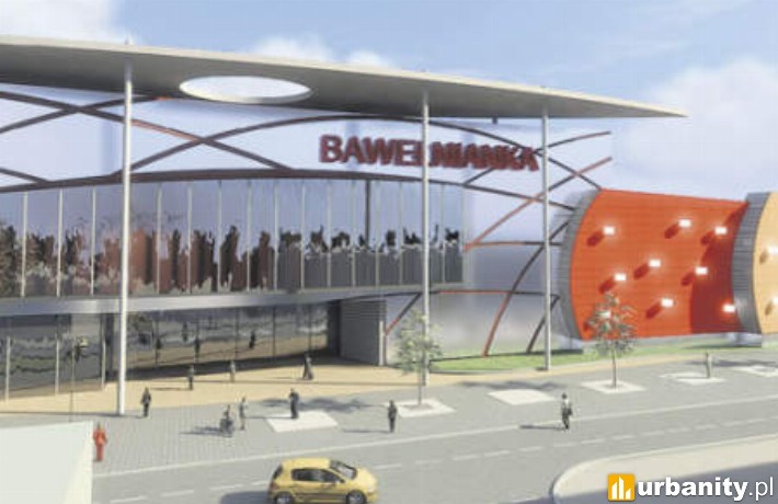 Wizualizacja Galerii Bawełnianka w Bełchatowie