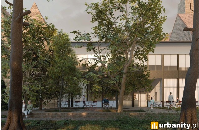 Projekt rozbudowy i przebudowy Muzeum Architektury we Wrocławiu, wiz. TŁO Michał Sikorski Architekt