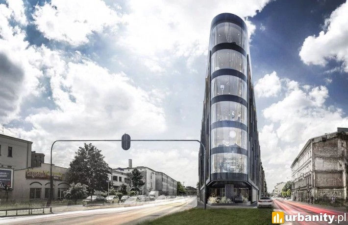 Wizualizacja apartamentowca New Iron w Łodzi, fot. LODZ.PL