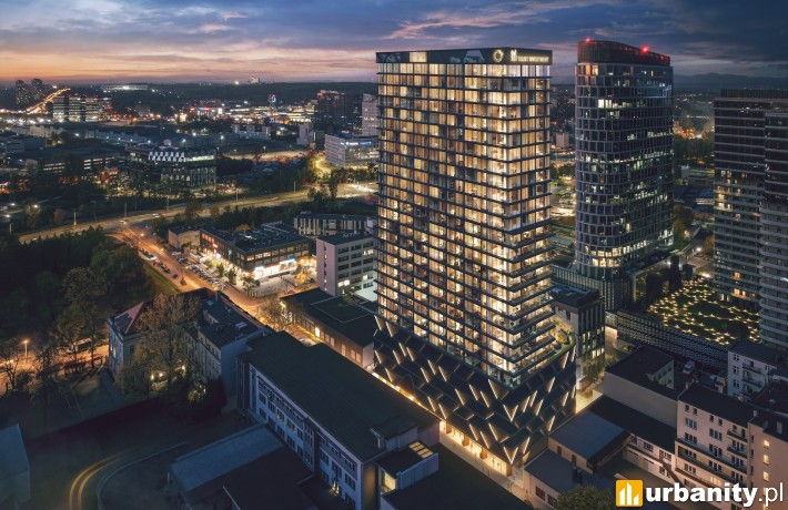 Fundamenty pod wysoką wieżę w Katowicach. Luksusowy projekt ze Sky Walk na wysokości 95 metrów