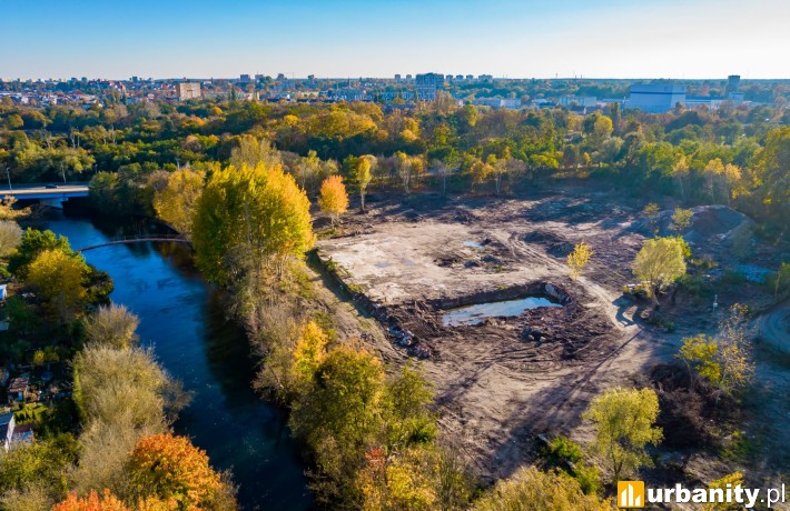 Papiernia nad Brdą, teren inwestycji, fot. materiały inwestora