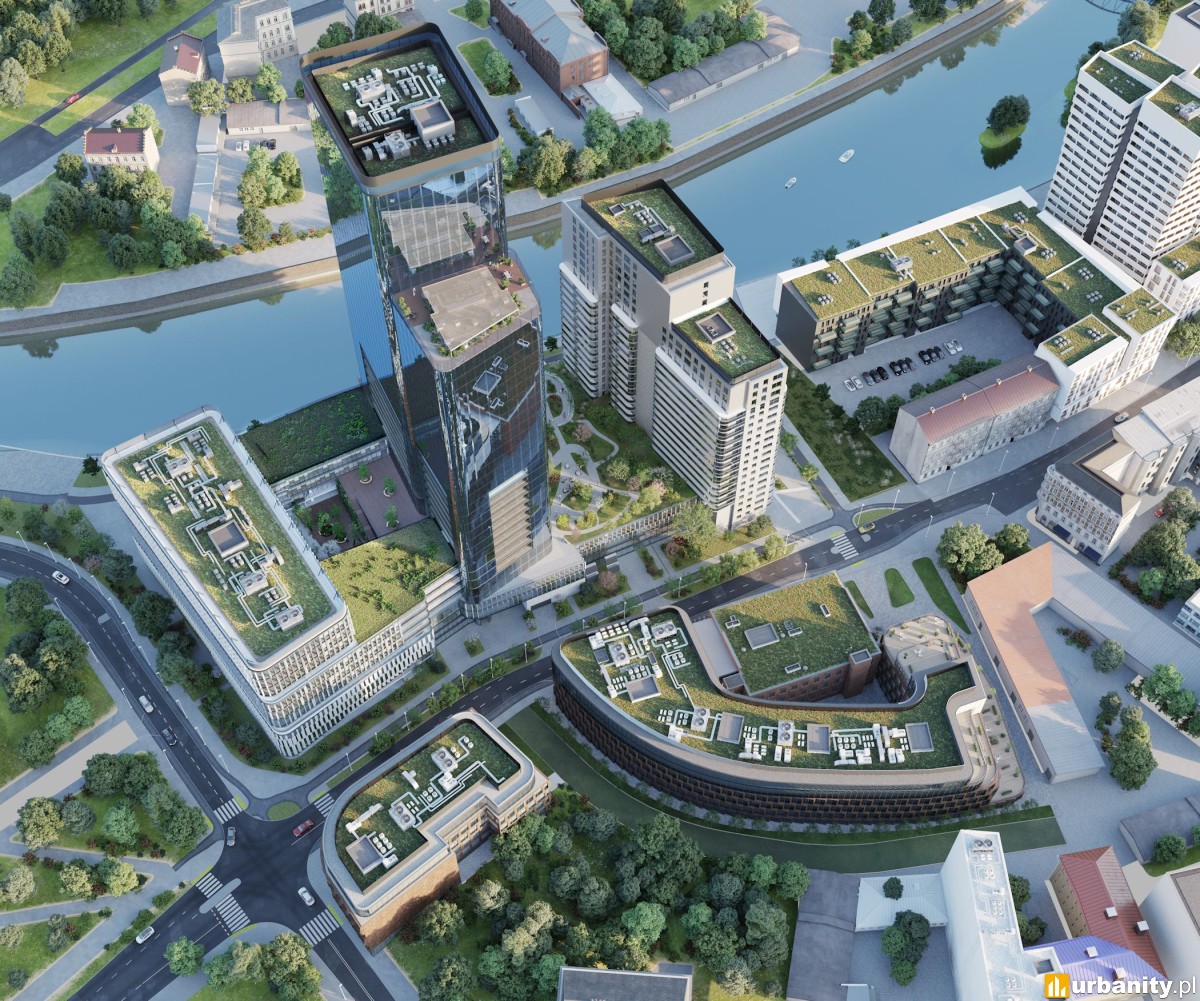 Rusza sprzedaż mieszkań w blisko 140-metrowym wieżowcu nad Odrą we Wrocławiu