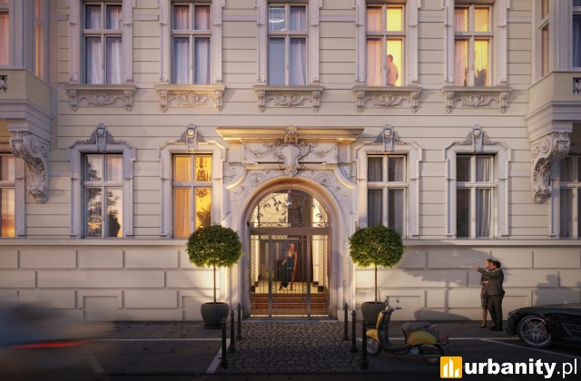 Rezydencja Aleja Fontann w Szczecinie, wiz. materiały dewelopera