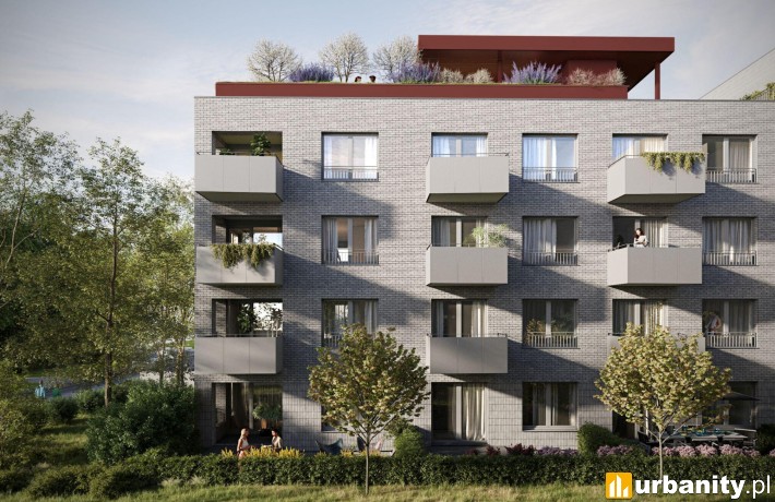 Projekt inwestycji Smart14 w Poznaniu, wiz. materiały dewelopera