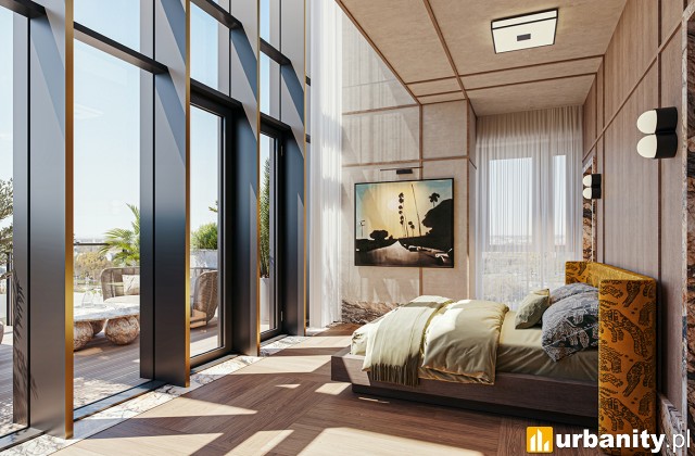 Projekt pentohousów w inwestycji The Upper House, wiz. materiały inwestora