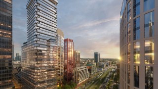 AFI Tower, wizualizacja, wiz. JEMS Architekci