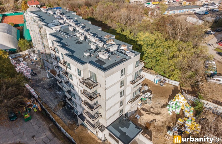 Alinea w Warszawie - budowa listopad 2020 r. (fot. Maciej Lulko)