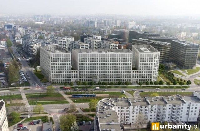 Wizualizacja inwestycji Brain Park w Krakowie, fot. materiały prasowe