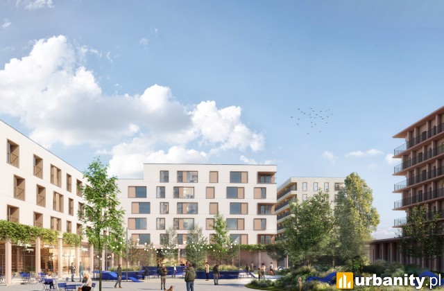 Koncepcja inwestycji przy metrze Kabaty, wiz. materiały dewelopera