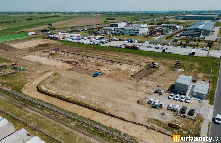 W Komornikach powstaje nowoczesna napełnialnia gazów technicznych, fot. Eiffage