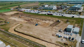 W Komornikach powstaje nowoczesna napełnialnia gazów technicznych, fot. Eiffage