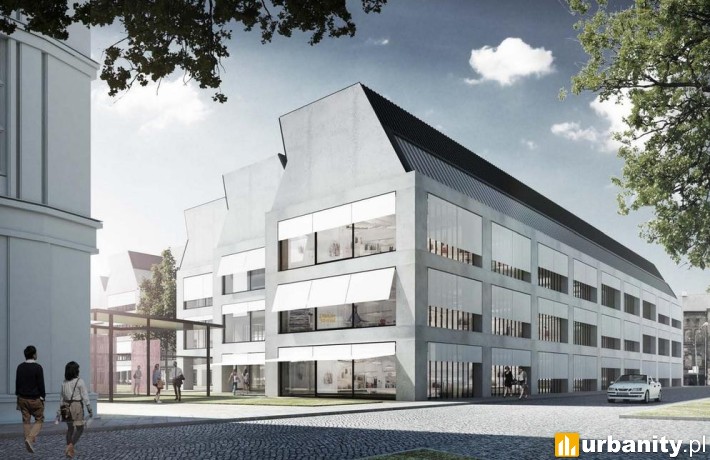 Projekt rozbudowy LPP Fashion Lab w Gdańsku, wiz. materiały inwestora