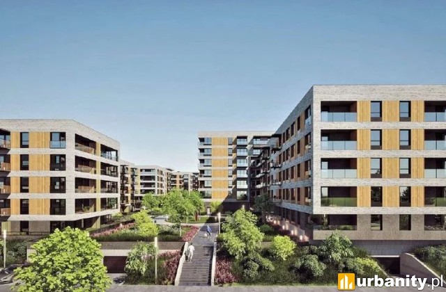 Projekt osiedla spółki Budomal Estate na Widzewie, wiz. materiały dewelopera