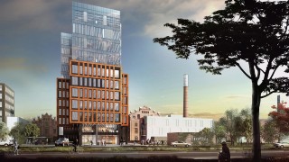 56-metrowy żuraw na budowie Monopolis. Rusza budowa wieży