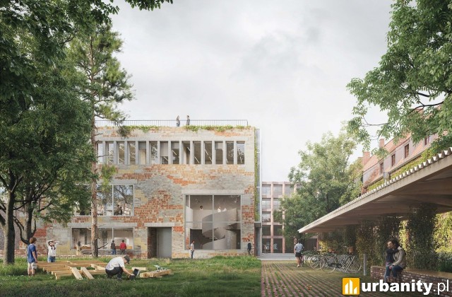 Projekt rozbudowy i przebudowy Muzeum Architektury we Wrocławiu, wiz. TŁO Michał Sikorski Architekt