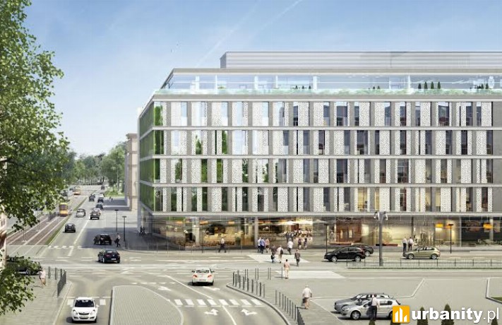 Projekt biurowca Ogrodowa Office w Łodzi