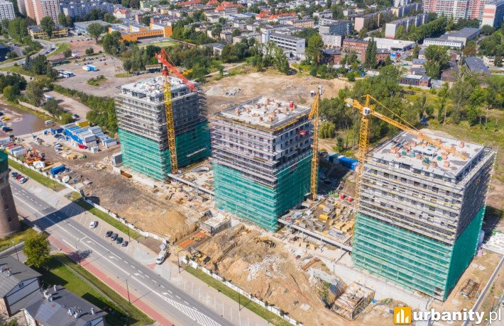 Pierwsza Dzielnica w Katowicach - zdjęcie wrzesień 2020 r.