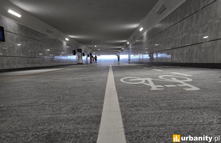 Gotowe podziemne przejście pieszo-rowerowe w Białymstoku, fot. Strabag