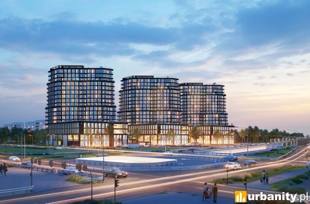 SkyTrust Solidarności w Kielcach, wiz. Pracownia Architektoniczna Detan