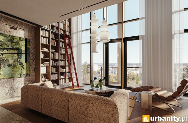 Projekt pentohousów w inwestycji The Upper House, wiz. materiały inwestora