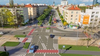 Ulica Gajowicka we Wrocławiu po przebudowie, wizualizacja, wiz. materiały inwestora