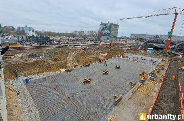 Tak prezentują się obecnie prace przy przebudowie stacji Warszawa Zachodnia, fot. Budimex