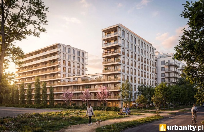 West Wola, projekt inwestycji, wiz. materiały dewelopera