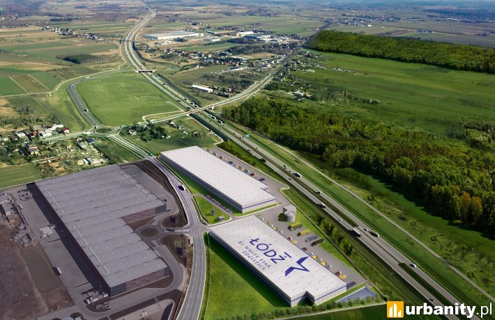 Wizualizacja inwestycji White Star Logistics w Łodzi