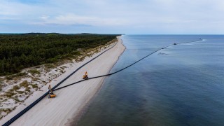 Podwodny przewiert pod farmy wiatrowe, fot. polenergia.pl