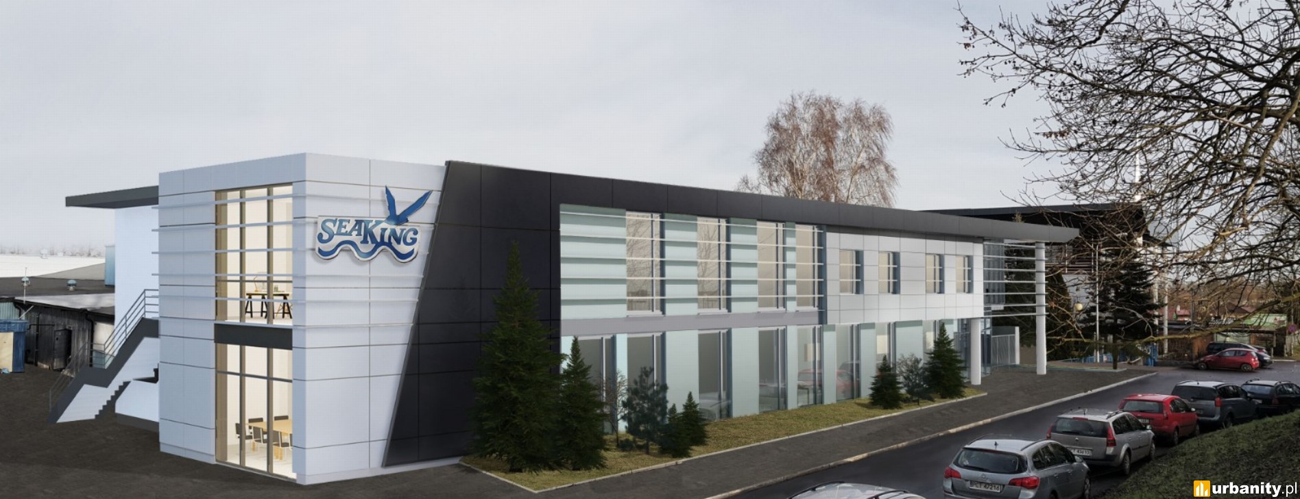 SeaKing z nowym biurowcem w Czarnkowie