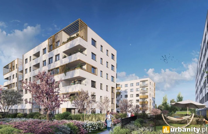 City Vibe V w Krakowie, wizualizacja, wiz. materiały dewelopera