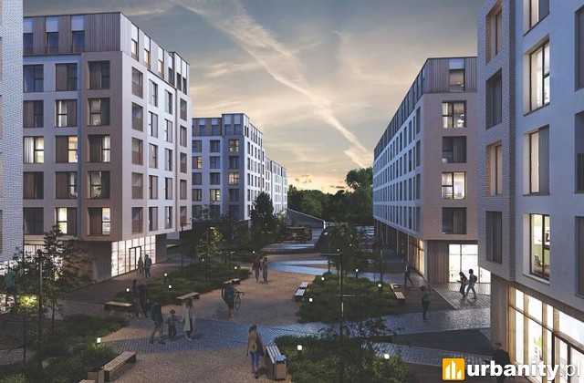 Gdańsk z nowym osiedlem na 10 hektarach. Powstanie 17 budynków, wiz. materiały inwestora
