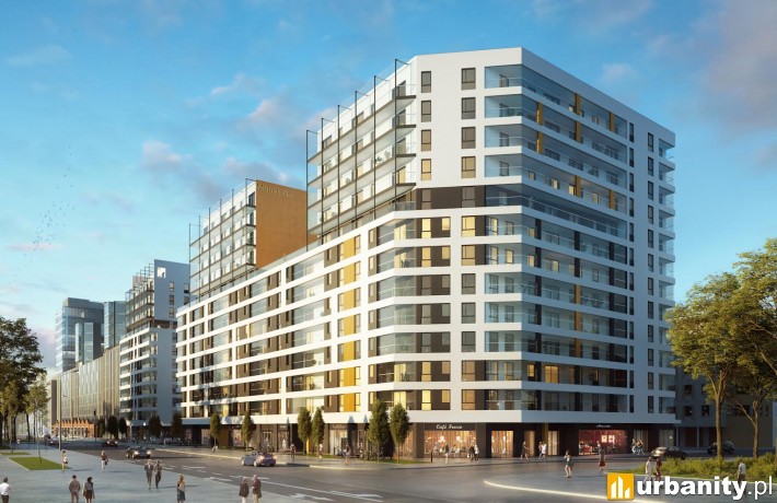 Projekt inwestycji Metropoint w Warszawie