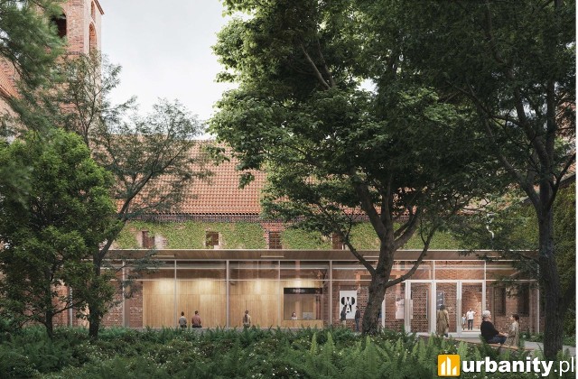 Projekt rozbudowy i przebudowy Muzeum Architektury we Wrocławiu, wiz. TŁO Michał Sikorski Architekt