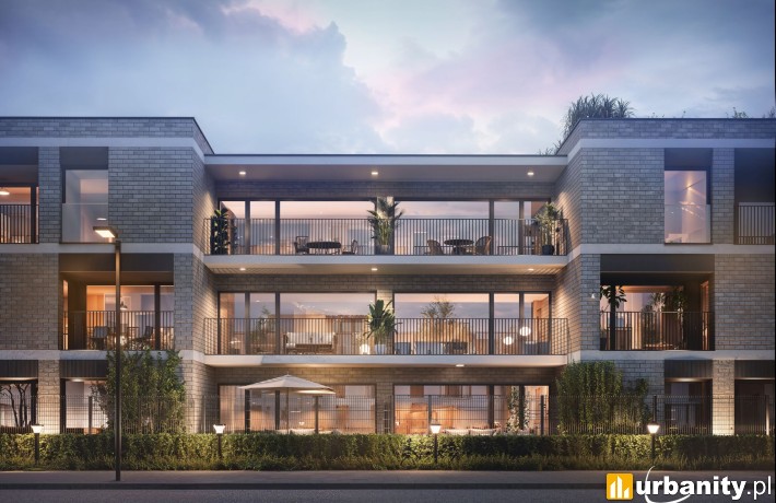 Piniova Apartamenty, projekt inwestycji, wiz. materiały dewelopera