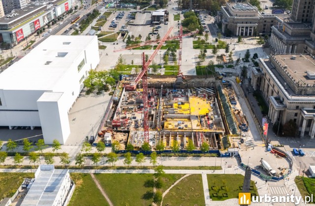 Nowy teatr przy Placu Centralnym nabiera kształtów, fot Marta Ejsmont