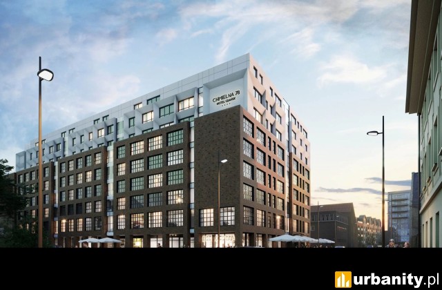 Chmielna 78 Hotel Gdańsk, wiz. materiały inwestora