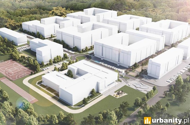 Gdańsk z nowym osiedlem na 10 hektarach. Powstanie 17 budynków, wiz. materiały inwestora