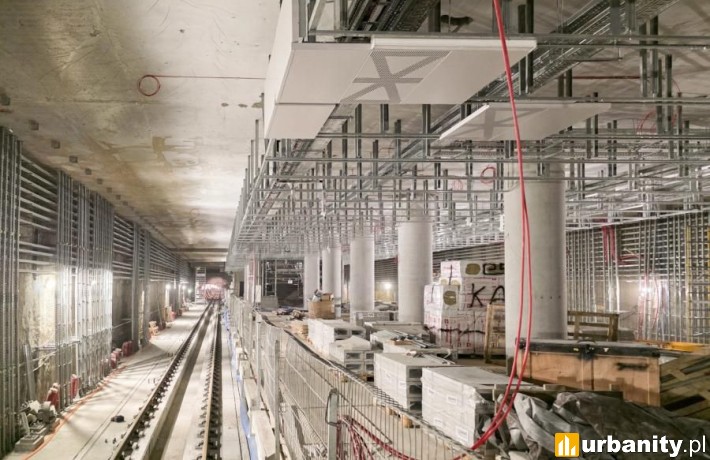 Nowe stacje metra linii M2, fot. Metro Warszawskie