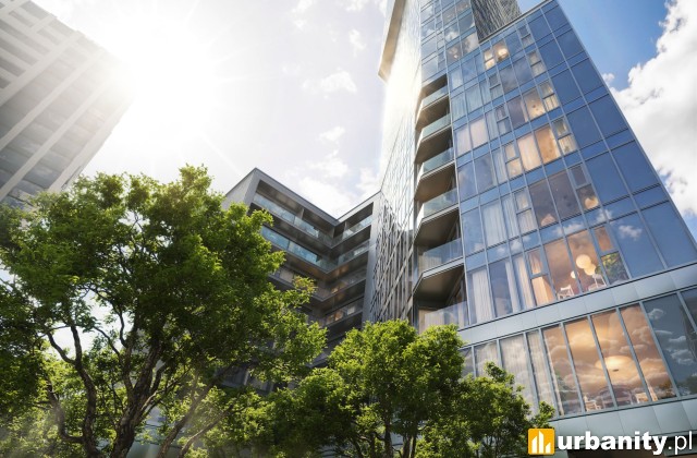 Projekt inwestycji Liberty Tower w Warszawie, wiz. Cavatina