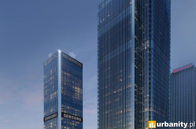 Najnowszy projekt wieżowca obok dawnego Marriotta, wiz. materiały inwestora
