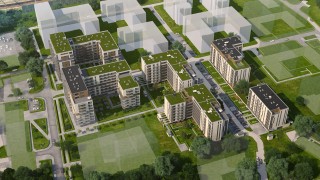 I etap krakowskiej inwestycji Nowa 5 Dzielnica w stanie surowym otwartym
