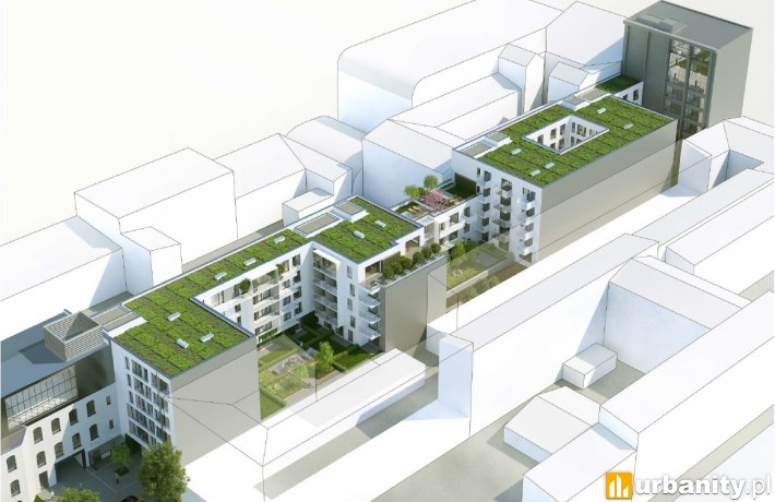 Projekt inwestycji przy Piotrkowskiej 94 w centrum Łodzi, fot. materiały prasowe