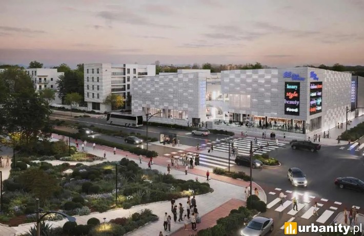 Plac Wiślany - projekt, wiz. materiały inwestora