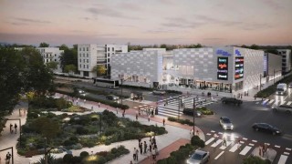 Plac Wiślany - projekt, wiz. materiały inwestora