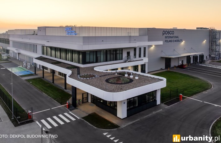 POSCO International Poland E-Mobility - gotowa fabryka, fot. Dekpol Budownictwo