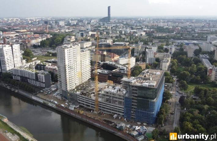 Postęp budowy Quorum na dzień 22 sierpnia 2023 roku, fot. Vadym Solodovnik, facebook.com/documentario.wro