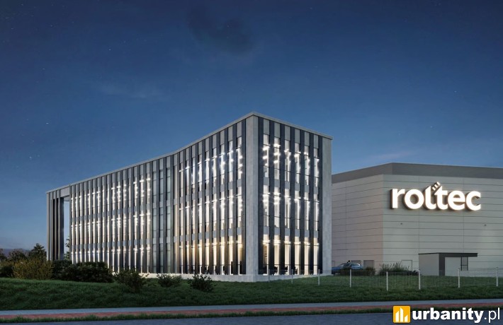 Inwestycja firmy Roltec we Wrocławiu, wiz. materiały inwestora